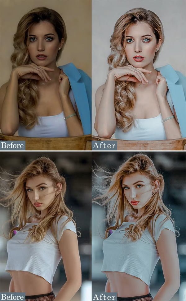 Clean Photoshop Actions in Portrait Clean Photoshop Actions in Portrait