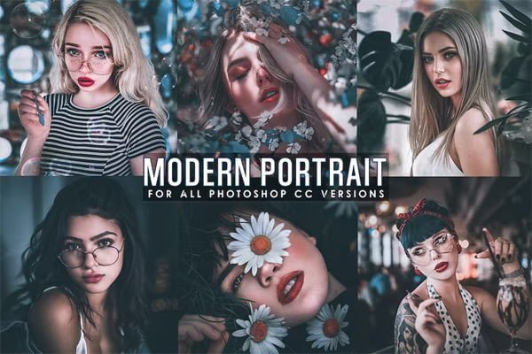 Modern Portrait Photoshop Actions Modern Portrait Photoshop Actions