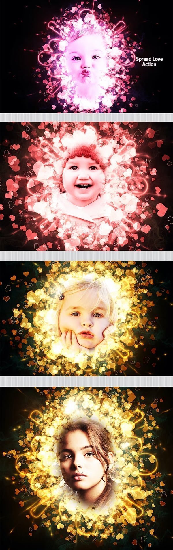 Spread Love Photoshop Action