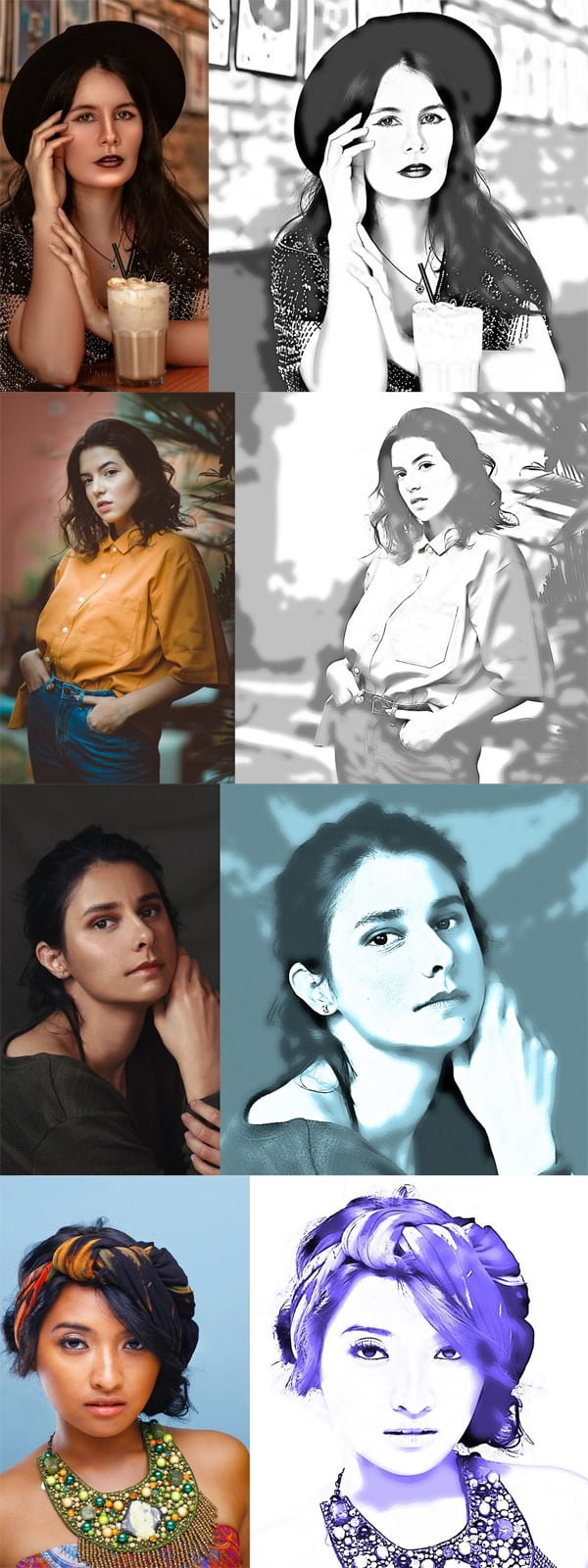 White Art Effect Photoshop Action