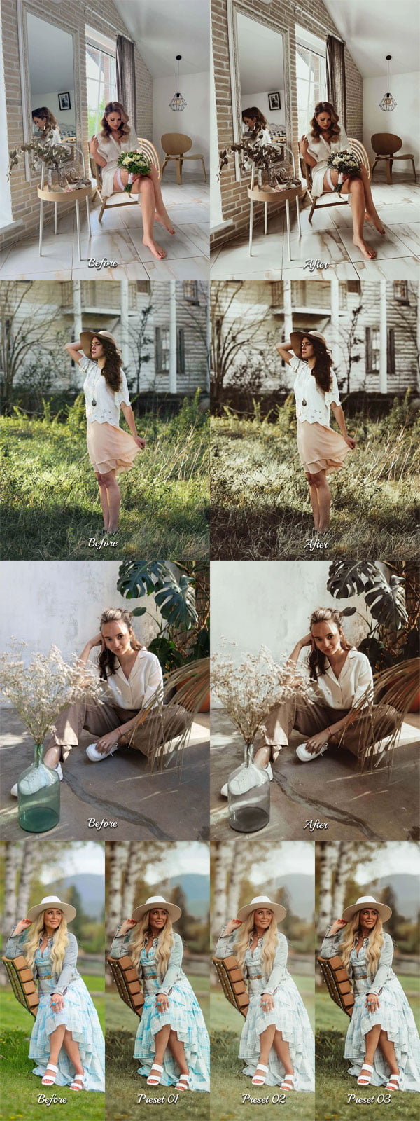 14 Bohemian Photoshop Actions