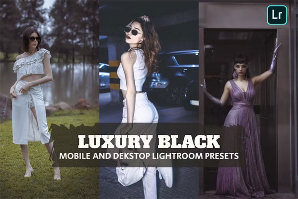 Luxury Black Presets Dekstop and Mobile Luxury Black Presets Dekstop and Mobile
