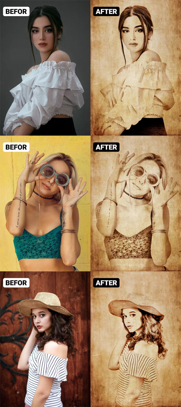 Vintage Sketch Effect Vintage Sketch Effect