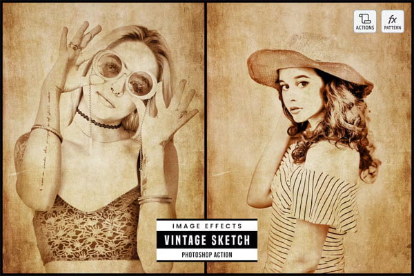 Vintage Sketch Effect Vintage Sketch Effect