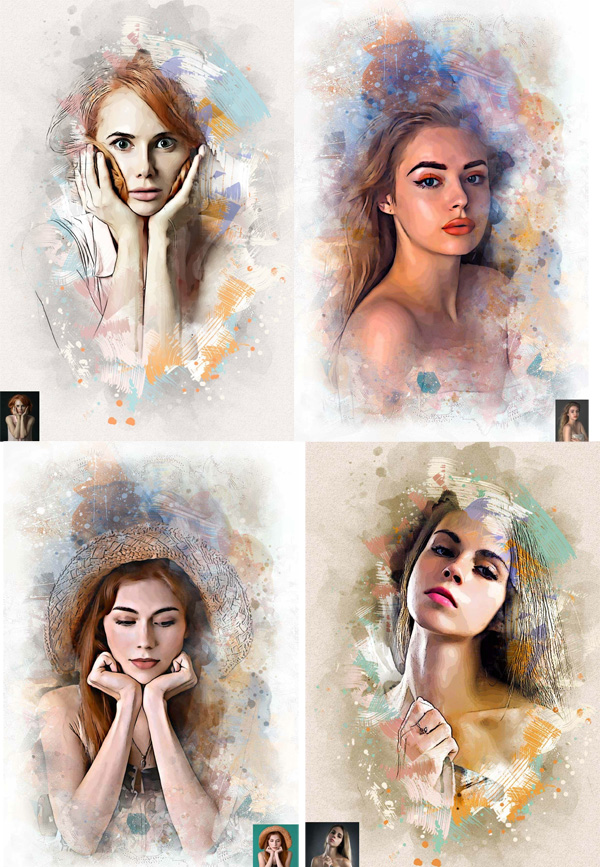 Awesome Watercolor Photo Effect Awesome Watercolor Photo Effect