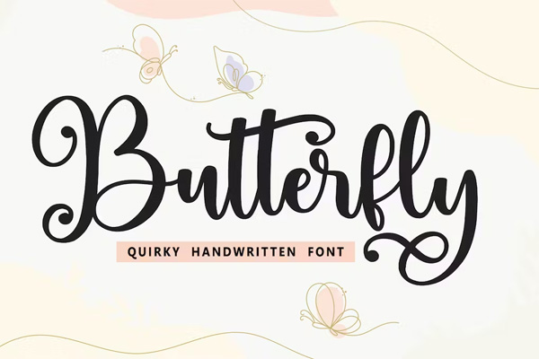 Butterfly Font Free Download