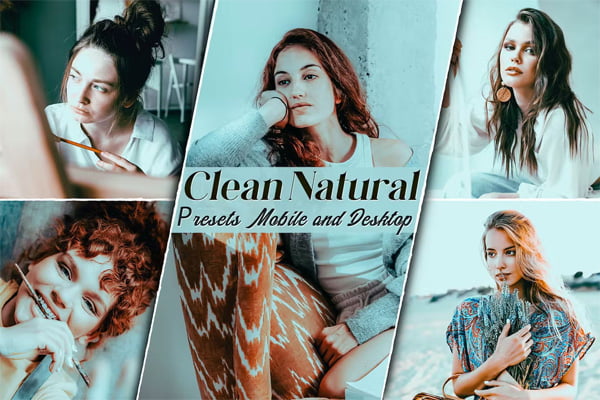 Clean Natural Portrait Presets Mobile and Desctop Clean Natural Portrait Presets Mobile and Desctop