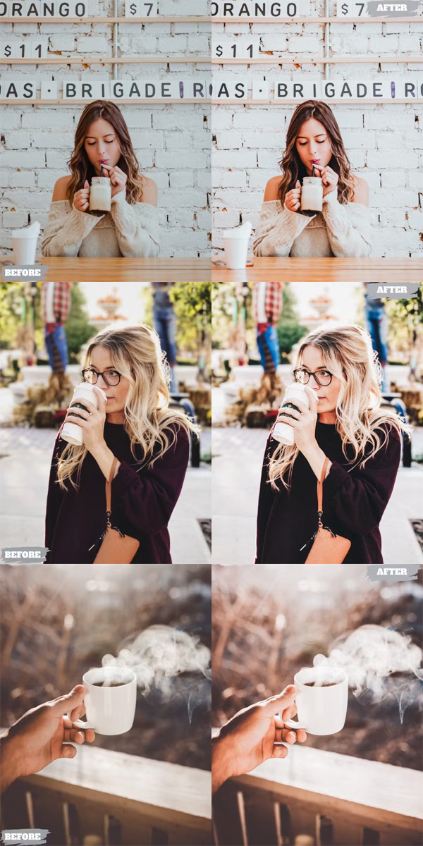 Coffe Presets Dekstop and Mobile