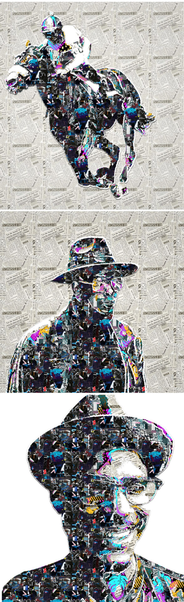 Collage Art Photoshop Action 24972417 Collage Art Photoshop Action 24972417