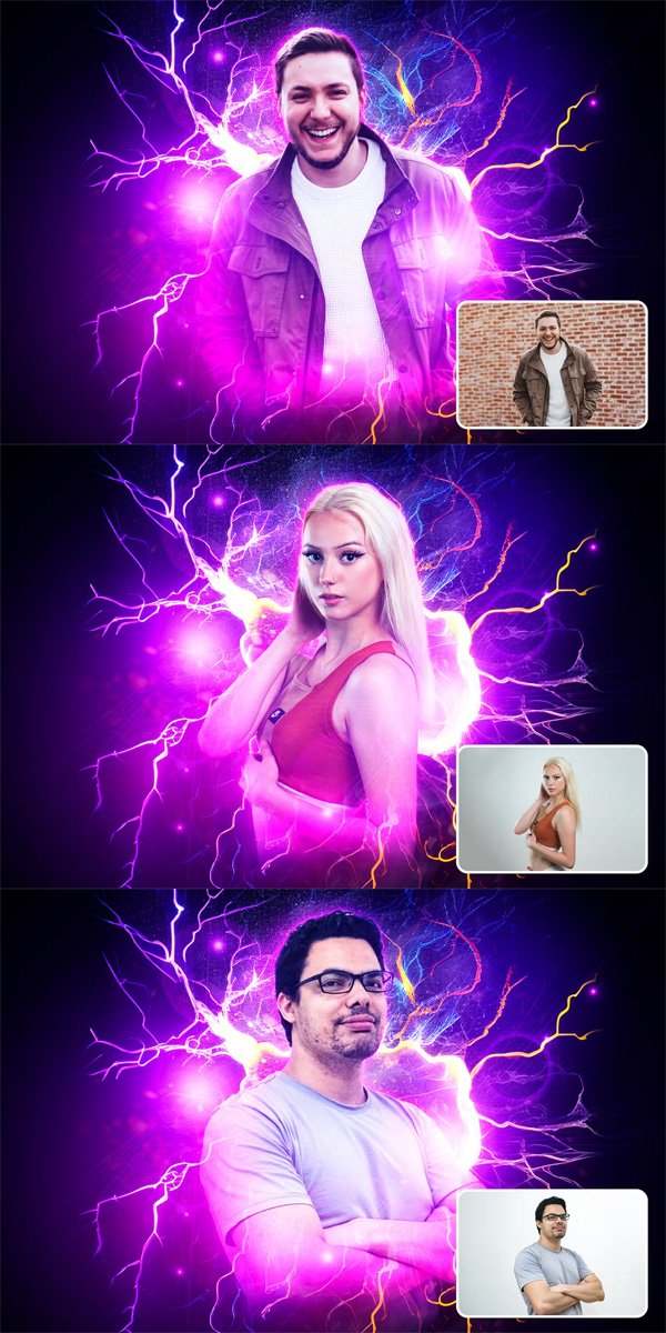 Electric Energy Lighting Effect