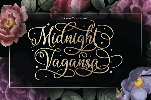 Midnight Vagansa Beauty Caligraphy Midnight Vagansa Beauty Caligraphy