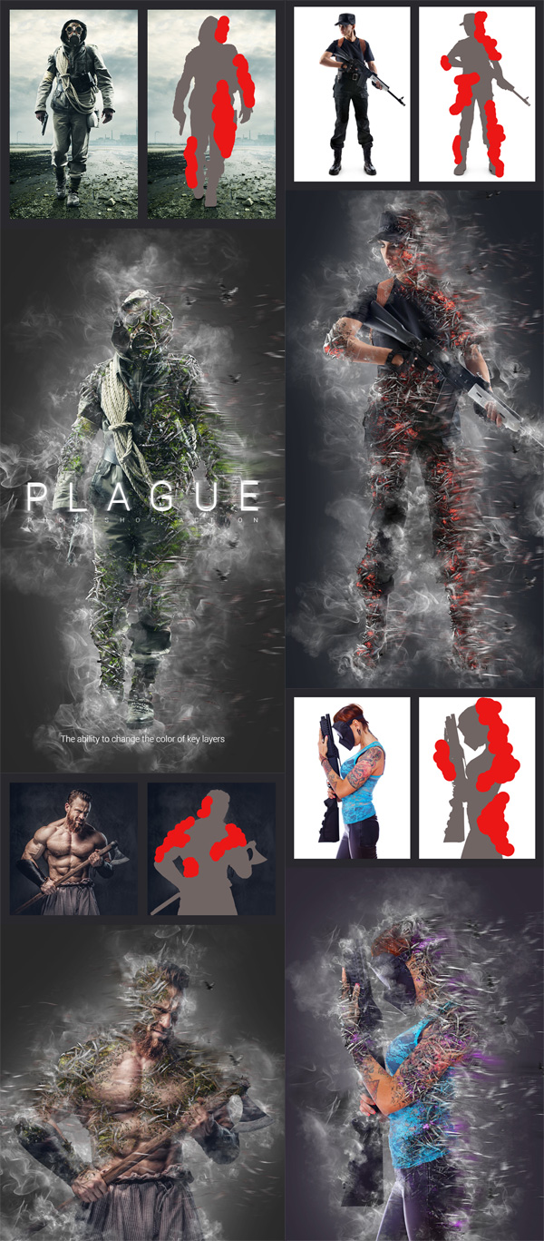 Plague Photoshop Action
