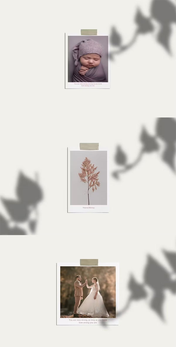 Polaroid Photo Mockup Polaroid Photo Mockup