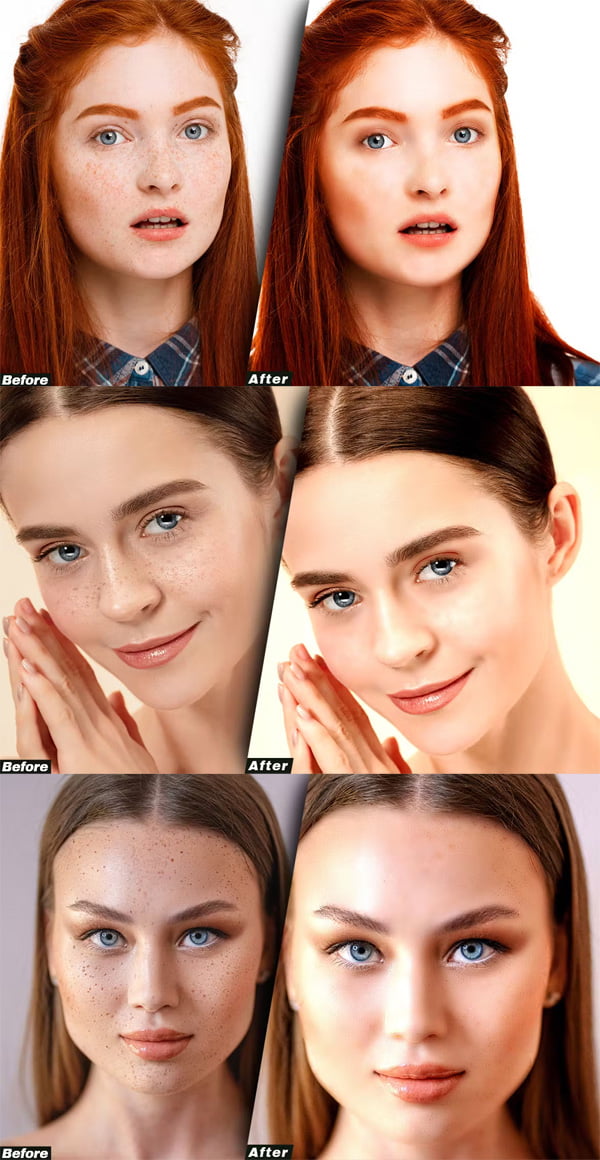 Skin Retouching Photoshop Action