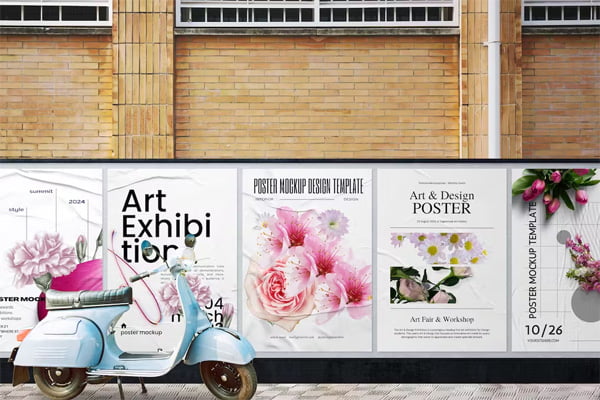 Street Poster Mockup Street Poster Mockup