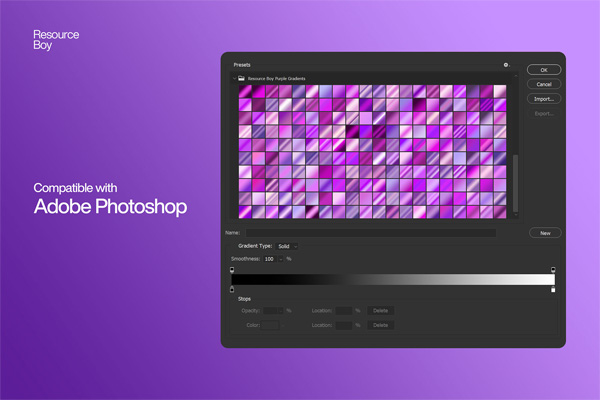 200 Purple Photoshop Gradients 200 Purple Photoshop Gradients