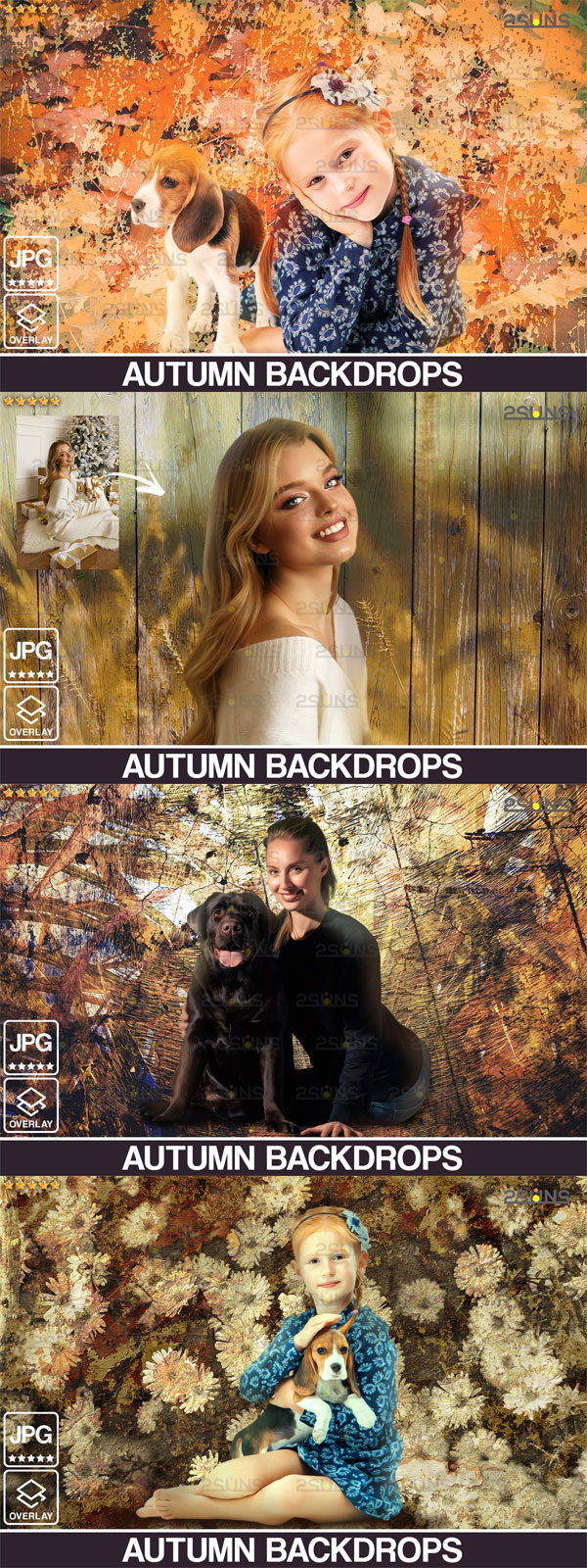 Autumn Backdrop Photoshop Overlays Autumn Backdrop Photoshop Overlays