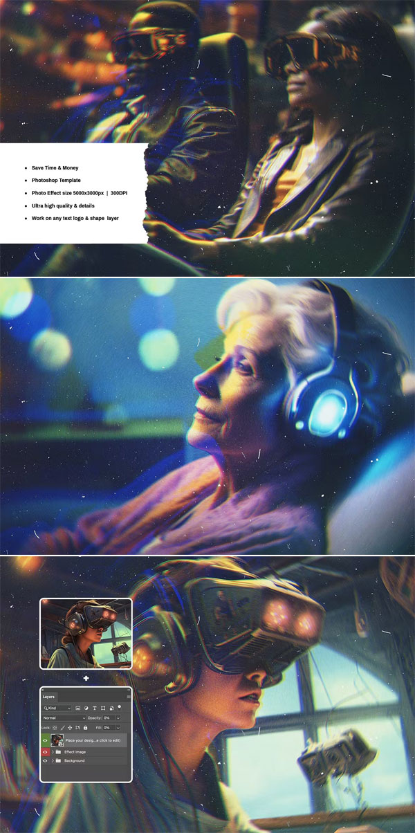 Lens Dispersion Photography Effect