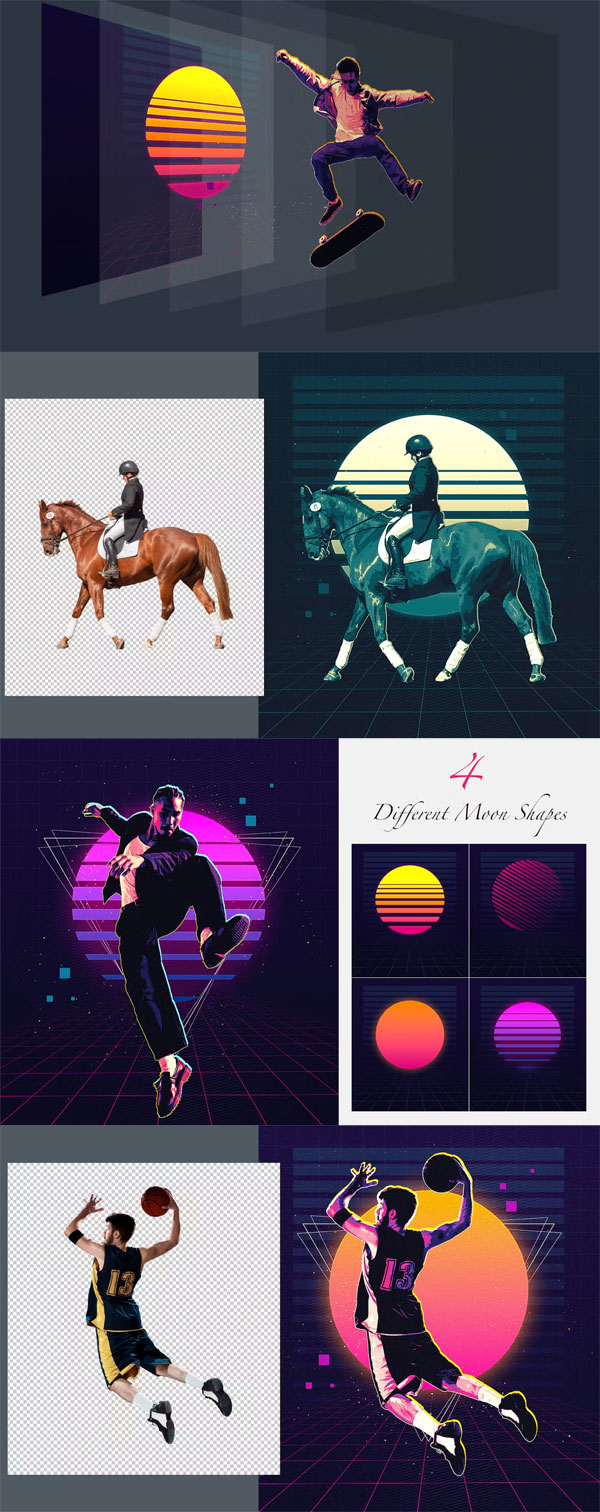 Retro Poster Photo Effect