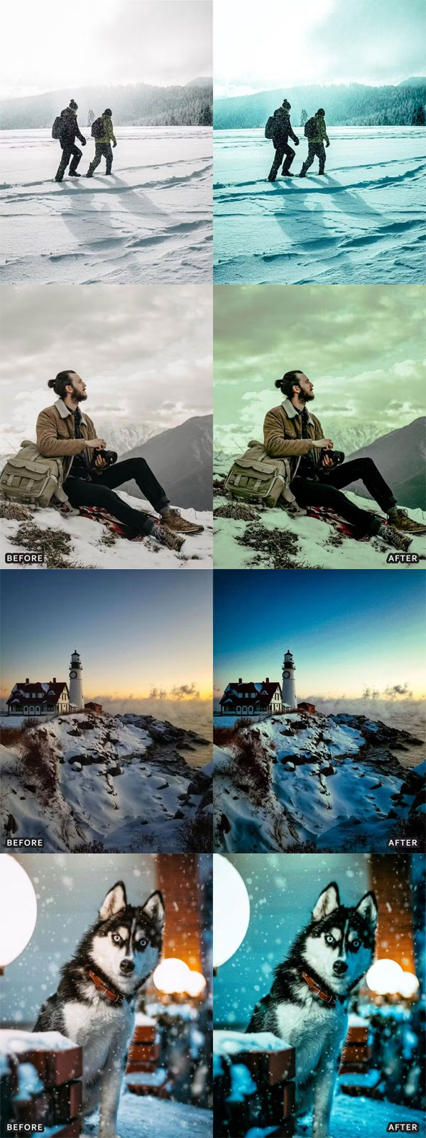 Snow and Winter Presets For Lightroom Snow and Winter Presets For Lightroom