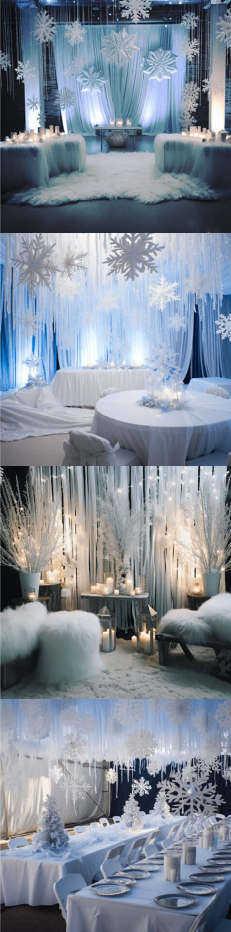 Winter Wonderland Decoration Backdrop