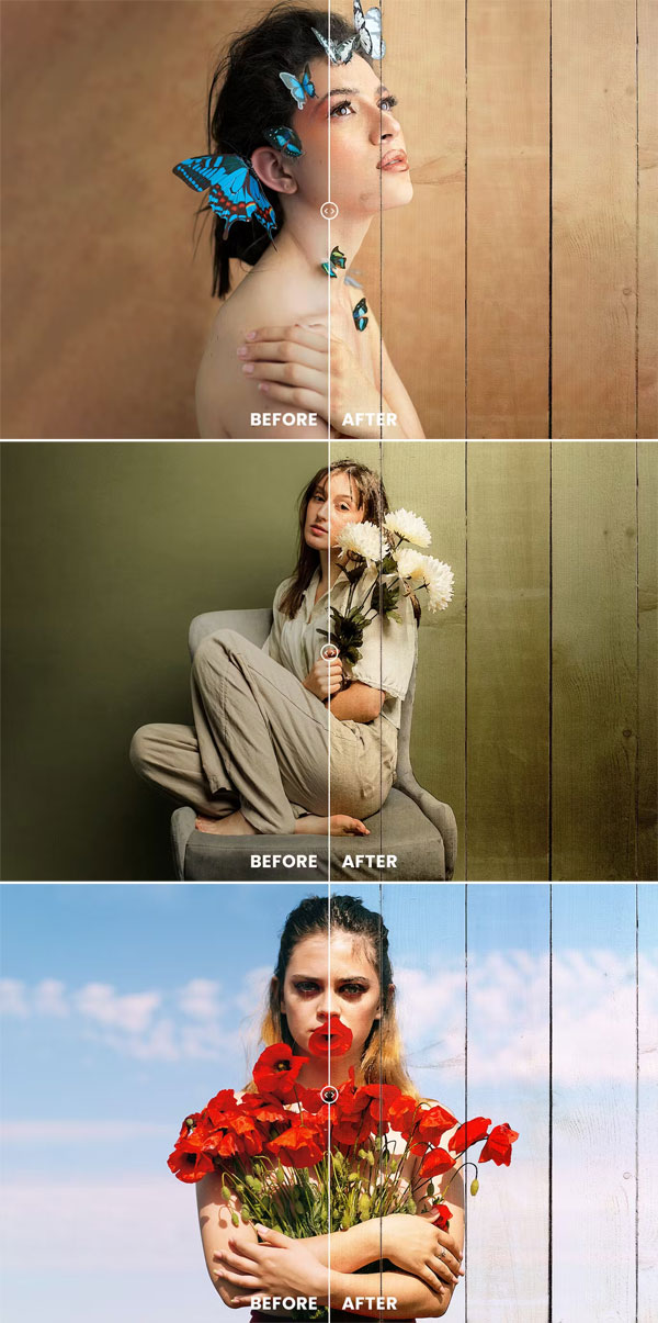 Wood Painting Photo Effect