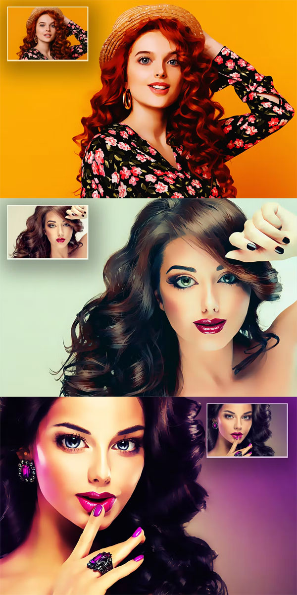 Cartoonist Avatar Photoshop Action