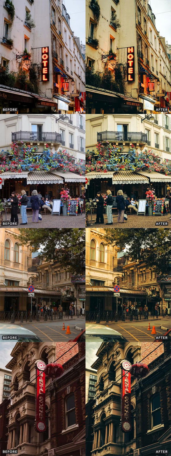 Cinematic Moody Street Landscape Lightroom Presets Cinematic Moody Street Landscape Lightroom Presets