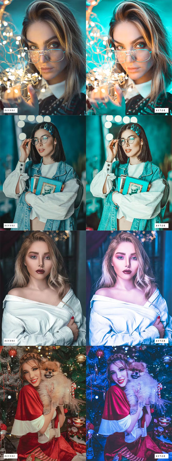 Cinematic Neon Lightroom Presets