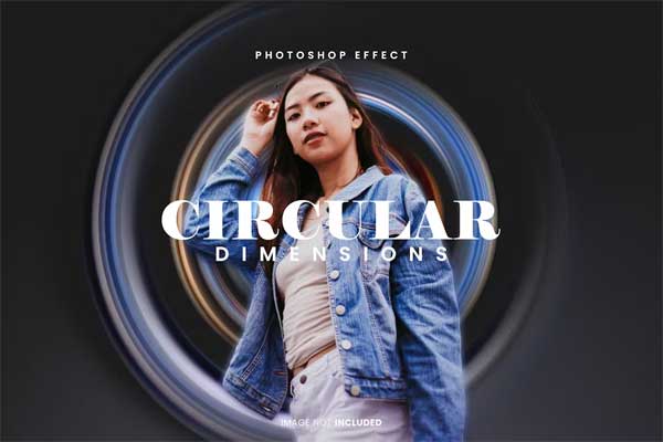 Circular Dimensions Photo Effect Circular Dimensions Photo Effect
