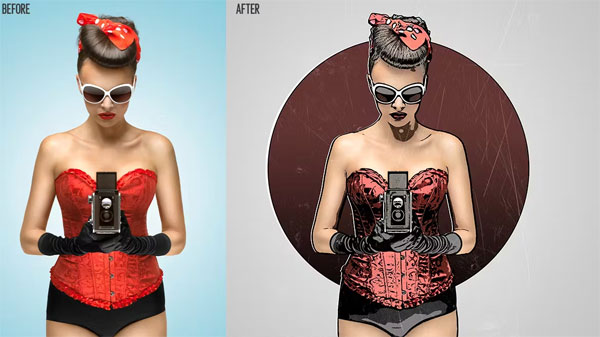 Comics Books Photoshop PSD Template