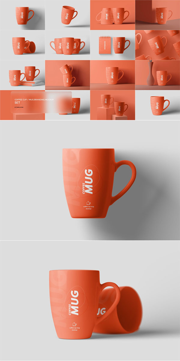 CreativeMarket – Mug Mockup Set