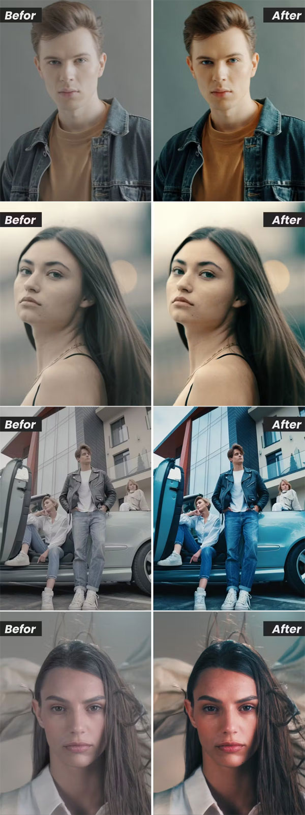 Fashion and Standard Color Presets Fashion and Standard Color Presets