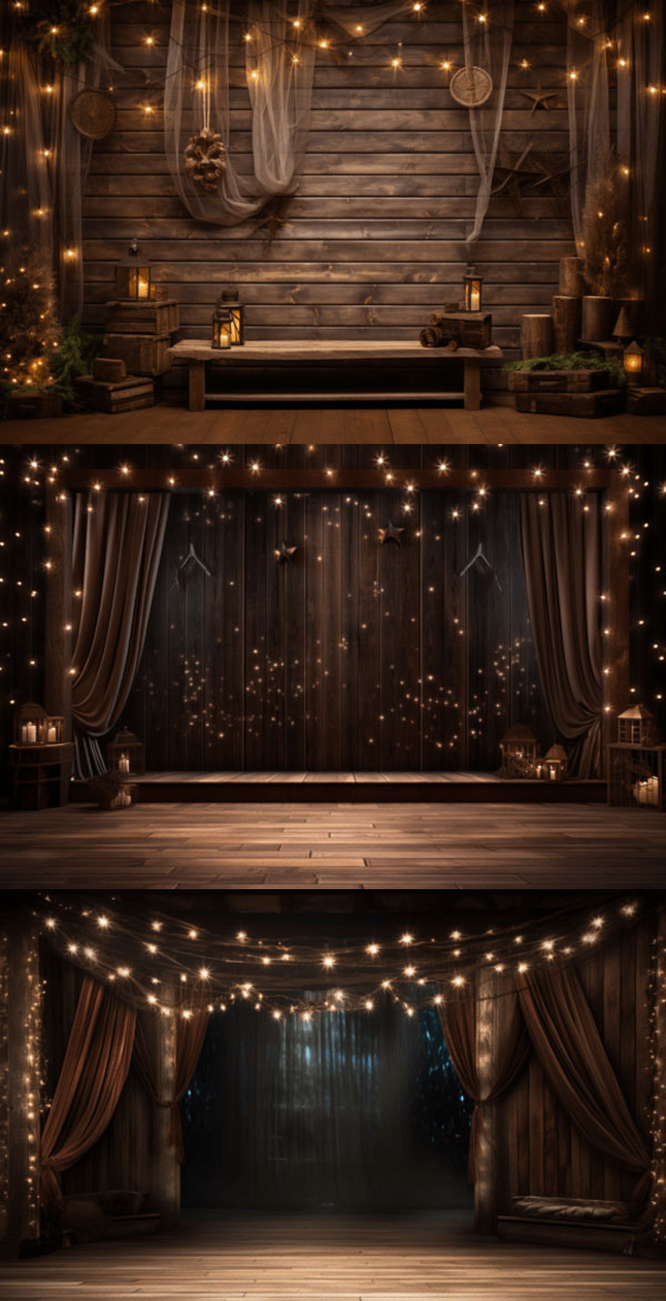 Rustic Wood Country Barn Studio Backdrop Rustic Wood Country Barn Studio Backdrop