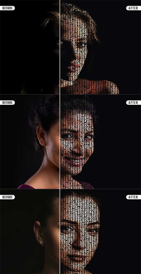 Typography Photo Effect