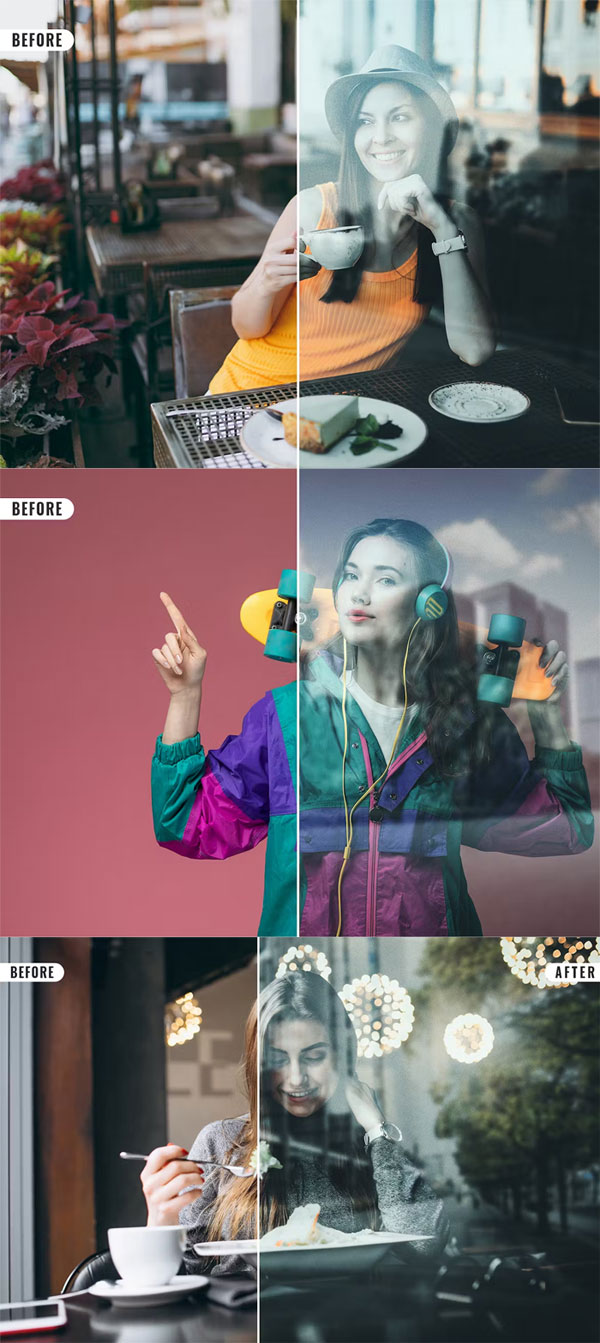 Window Reflection Photo Effect