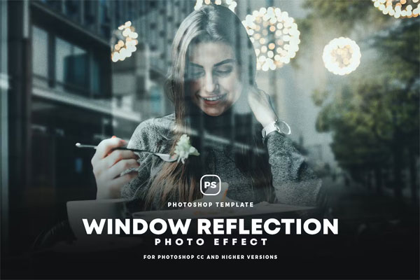 Window Reflection Photo Effect