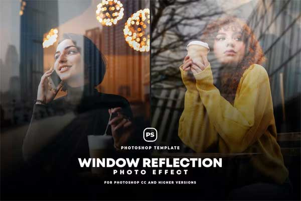 Window Reflection Photo Effect