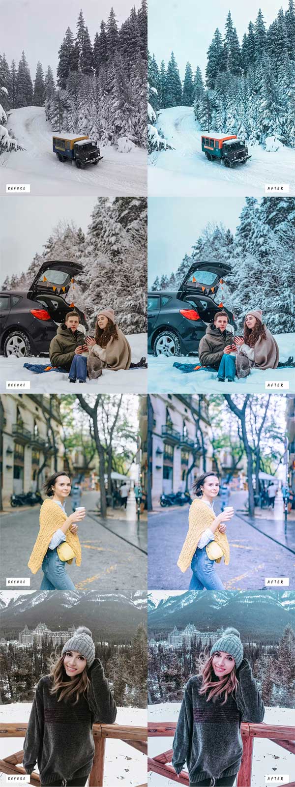15 Winter Landscapes Lightroom Presets 15 Winter Landscapes Lightroom Presets