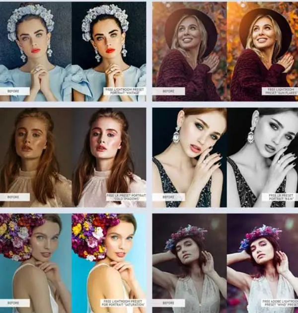 20 Professional Lightroom Presets for Portraits
