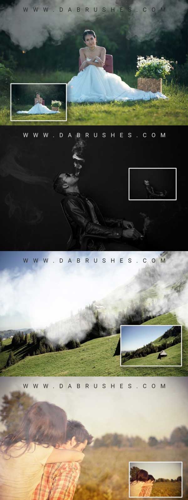 30 Photoshop Smoke Brushes