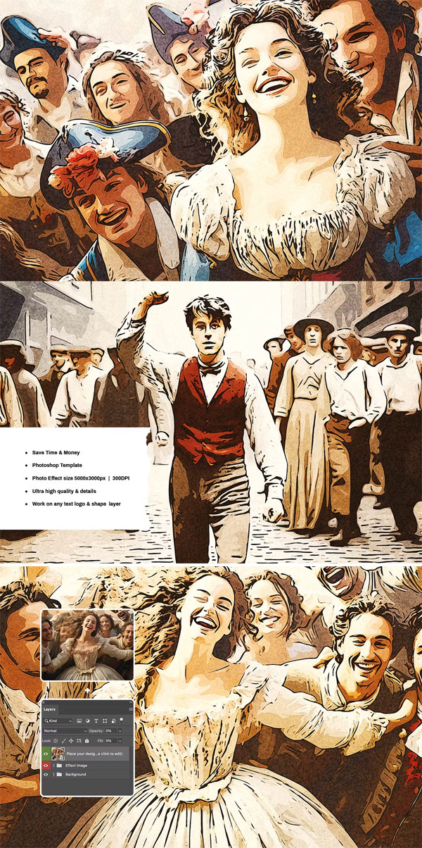Character Painting Photo Effect