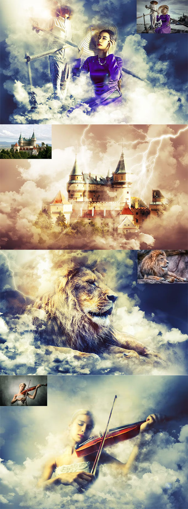 Cloud Rising Art Photoshop Action Cloud Rising Art Photoshop Action