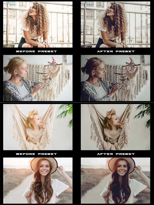 Lightroom Style 4 Presets for Mobile and Desktop Lightroom Style 4 Presets for Mobile and Desktop