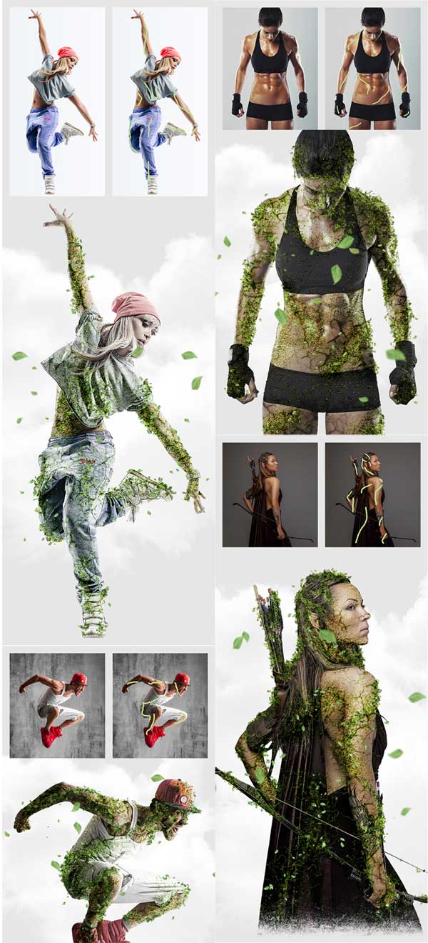 Moss Photoshop Action