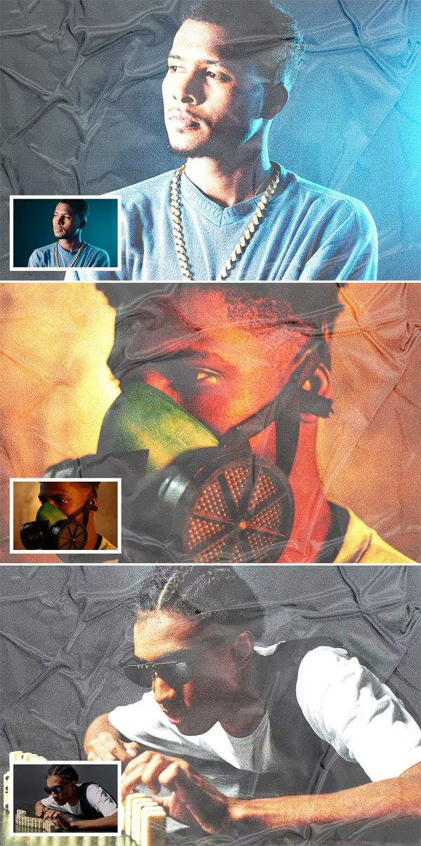 Plastic Overlay Photo Effects