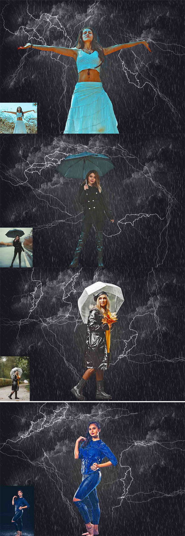 Rain Overlay Photoshop Action Rain Overlay Photoshop Action