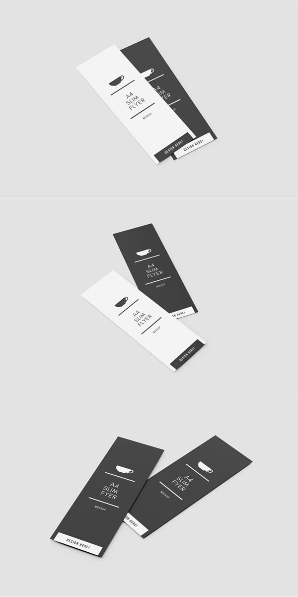 Slim A4 Brochure Mockup Slim A4 Brochure Mockup