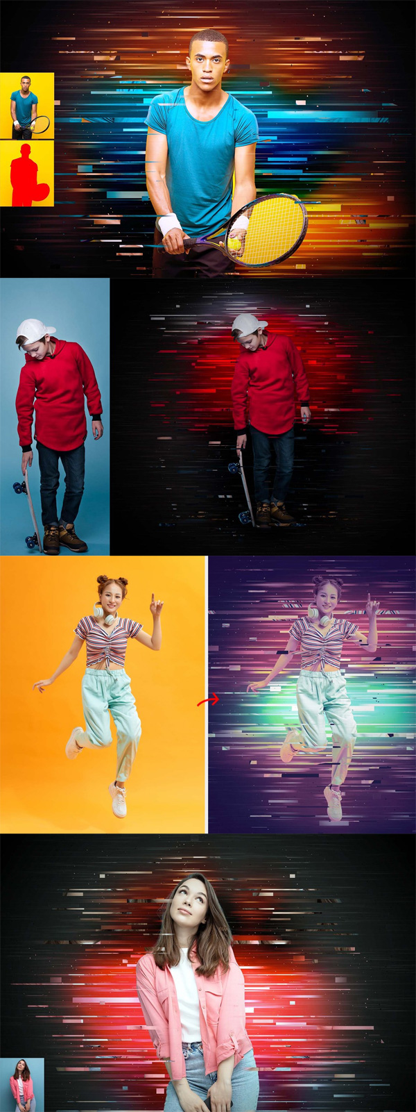 Speed Motion Effect Photoshop Action