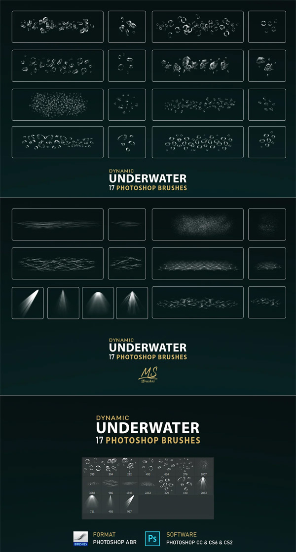Underwater Photoshop Brushes Underwater Photoshop Brushes